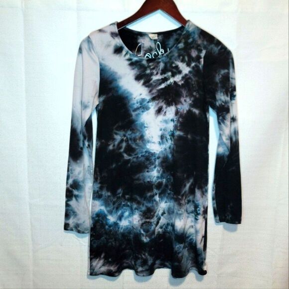 Ava Sam Blue Tie Dye Dress Size Small - Picture 1 of 9